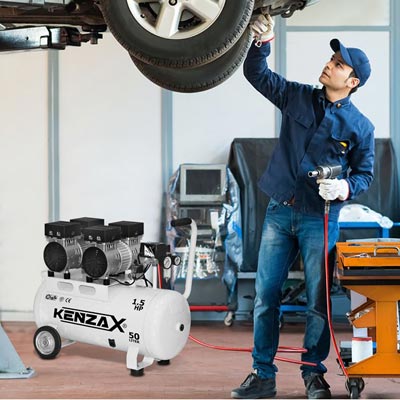 کمپرسور باد 50 لیتری سایلنت کنزاکس مدل KACS-150