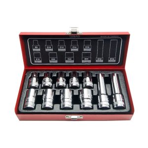 جعبه بکس توسن 11 پارچه 1/2 اینچ E ستاره ای مدل T1253-11E
