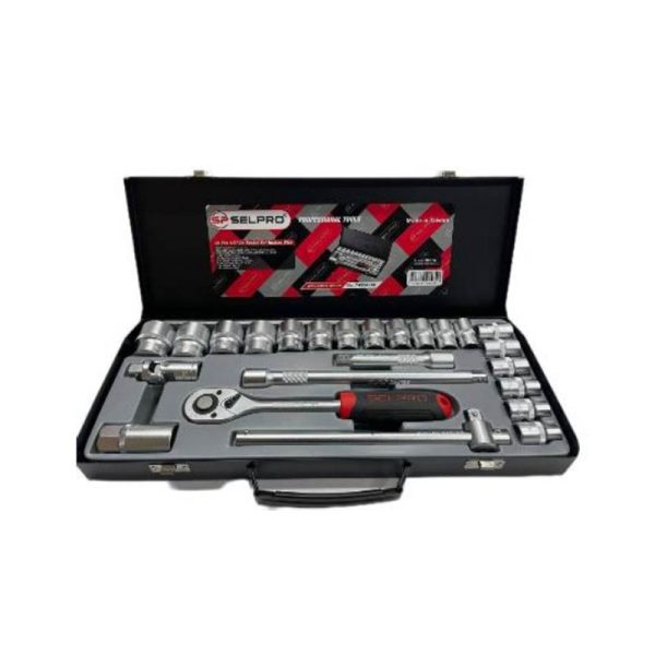 جعبه بکس 1/2 درایو 24 عددی اینچی سلپرو Selpro