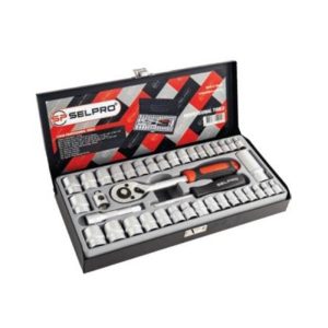 جعبه بکس 1/4- 3/8 درایو 40 عددی سلپرو Selpro