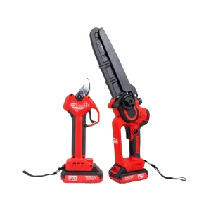 کیت قیچی و اره توسن 20 سانتی متری شارژی 20 ولت براشلس مدل 9599 به همراه کیف IMC